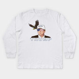 PRESIDENT TRUMP Kids Long Sleeve T-Shirt